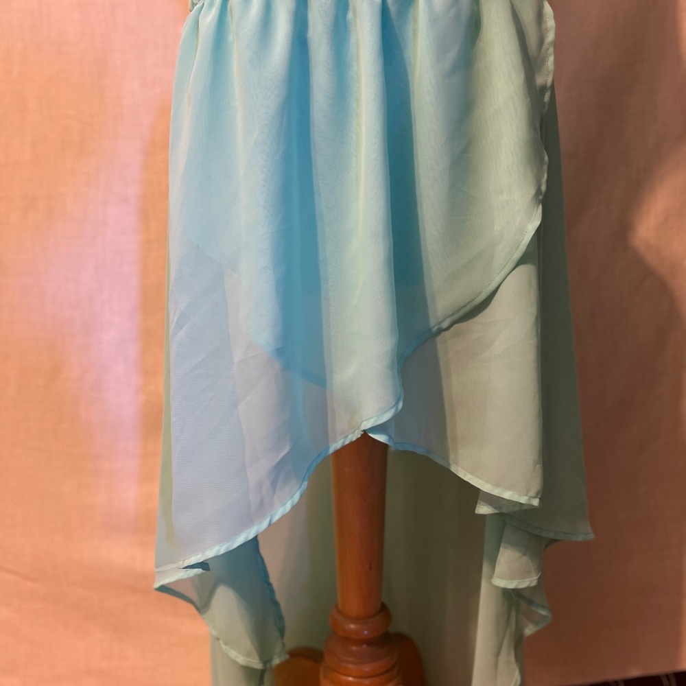 Turquoise skirt